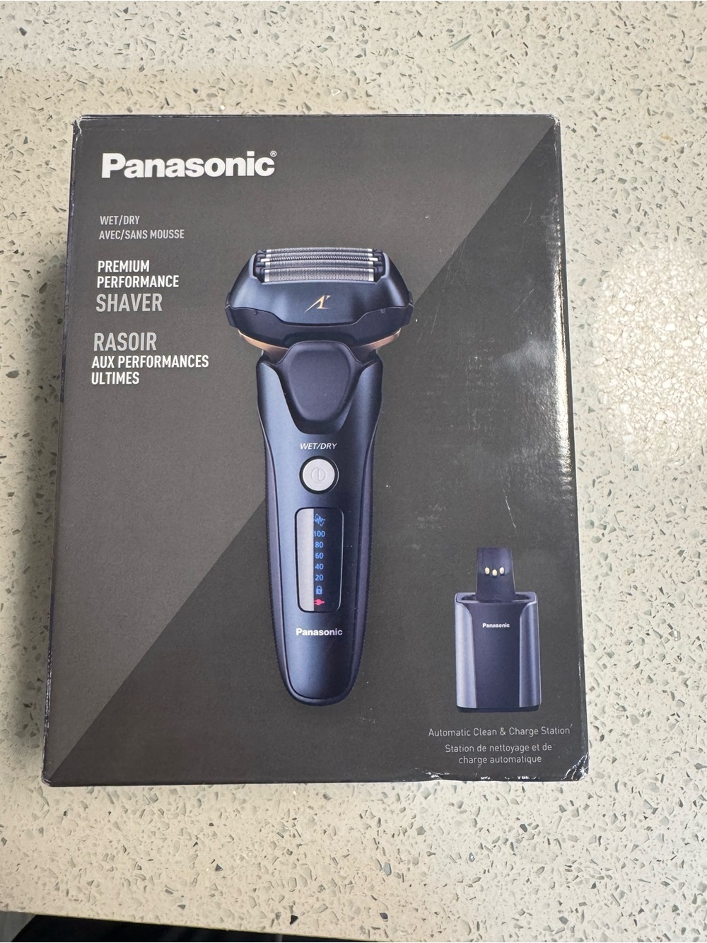 Panasonic Premium Performance Shaver - Navy Blue & Silver